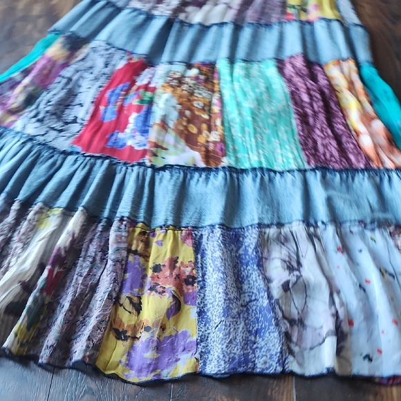 Young Threads Patchwork Maxi Dress - Picture 6 of 8